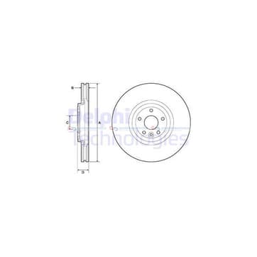 Bromsskiva, Framaxel — Framaxel från Autofrance