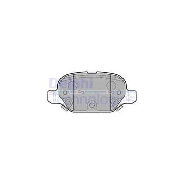 Bromsbeläggssats, Bakaxel — Bakaxel från Autofrance