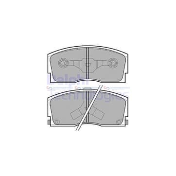 Bromsbeläggssats, Framaxel — Framaxel