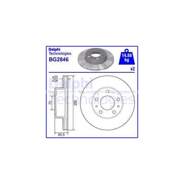 Bromsskiva - Citroën Jumper II, Peugeot Boxer II, Fram