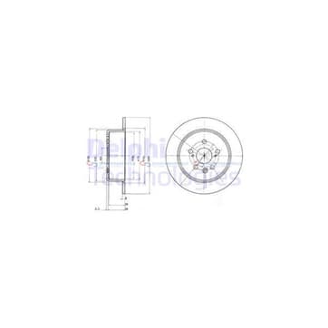 Bromsskiva, Bakaxel — Bakaxel från Autofrance
