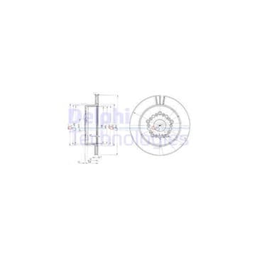 Bromsskiva, Bakaxel — Bakaxel från Autofrance