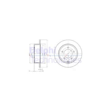 Bromsskiva, Bakaxel — Bakaxel från Autofrance