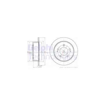 Bromsskiva, Bakaxel — Bakaxel från Autofrance