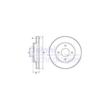 Bromsskiva, Framaxel — Framaxel från Autofrance