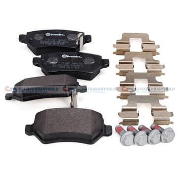 Bromsbeläggssats, Bakaxel — Bakaxel från Autofrance