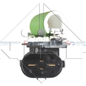 Resistor, kupéfläkt