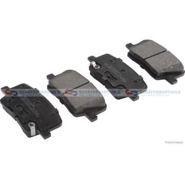 Bromsbeläggssats, Bakaxel — Bakaxel från Autofrance