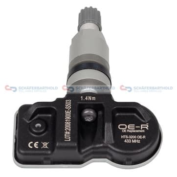 Hjulsensor, däcktrycksövervakning