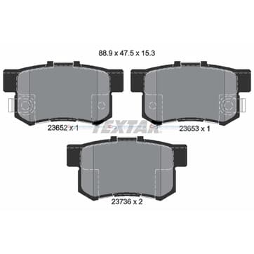 Bromsbeläggssats från Autofrance