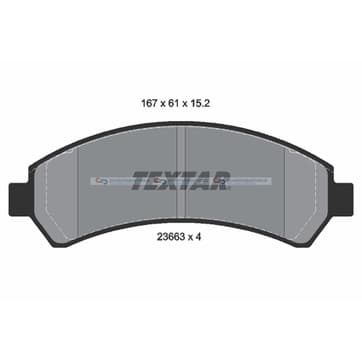 Bromsbeläggssats från Autofrance