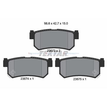 Bromsbeläggssats från Autofrance