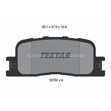Bromsbeläggssats från Autofrance