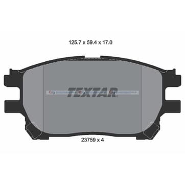 Bromsbeläggssats från Autofrance