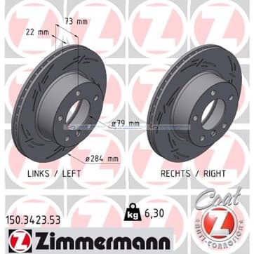 Bromsskiva, Framaxel — Framaxel från Autofrance