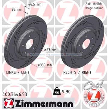 Bromsskiva, Framaxel — Framaxel från Autofrance