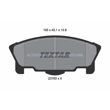 Bromsbeläggssats från Autofrance
