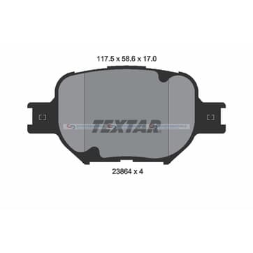 Bromsbeläggssats från Autofrance