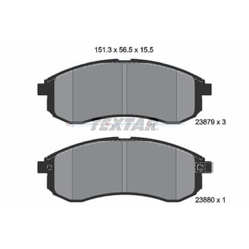Bromsbeläggssats från Autofrance