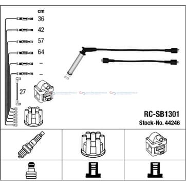Tändkabelsats 5 från Autofrance