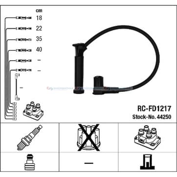 Tändkabelsats 4 från Autofrance