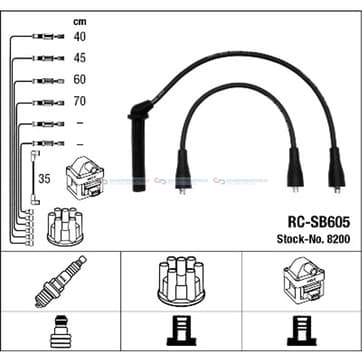 Tändkabelsats 5 från Autofrance