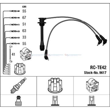 Tändkabelsats 7 från Autofrance