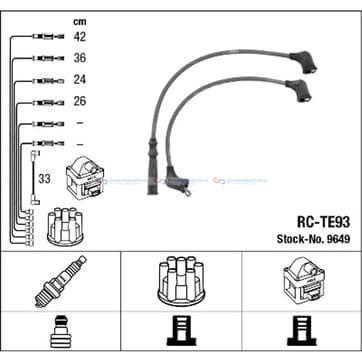 Tändkabelsats 5 från Autofrance