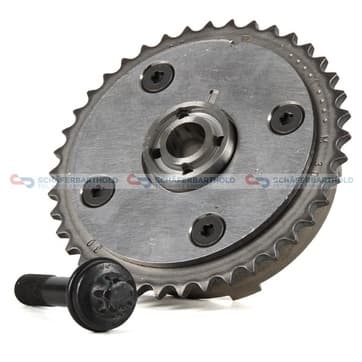 Kamaxeljusterare, Avgas-/utsläppssidan — Avgas-/utsläppssidan från Autofrance