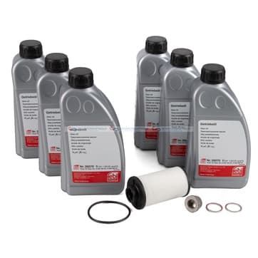 Delssats, automatväxellådsolje byte