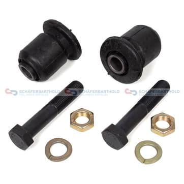 Monterings- och bultsats, styr-/släparm, Bakaxel vänster — Bakaxel vänster från Autofrance