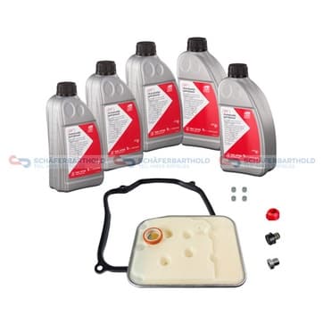 Delssats, automatväxellådsolje byte från Autofrance