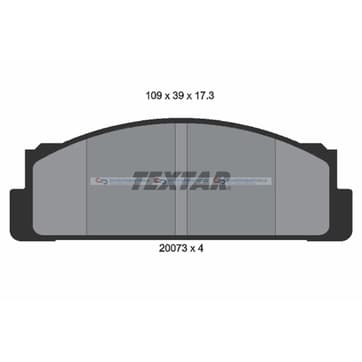 Bromsbeläggssats från Autofrance