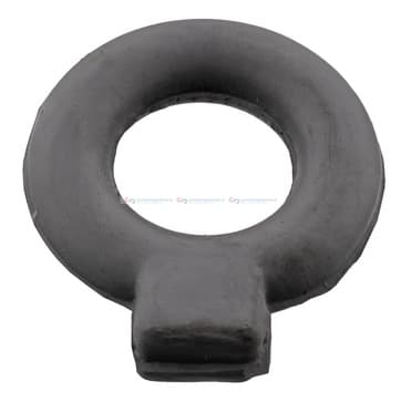 Gummifäste, ljuddämpare, Bak