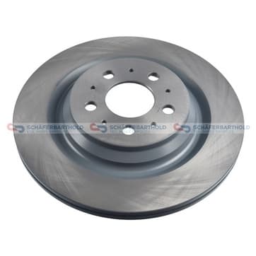 Bromsskiva, Bakaxel — Bakaxel från Autofrance