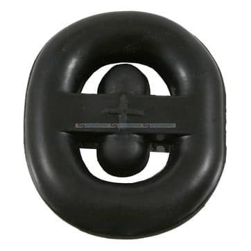 Gummifäste, ljuddämpare, Bak