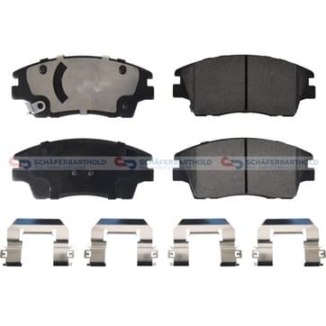 Bromsbeläggssats, Framaxel — Framaxel från Autofrance