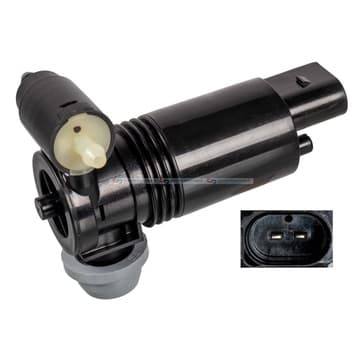 Spolarvätska, Pump, headlight cleaning