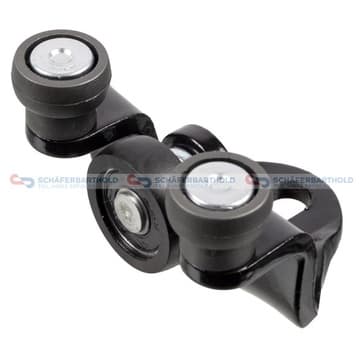 Rullstyrning, skjutdörr