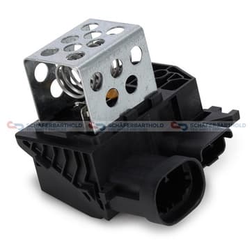 Serieresistor, elmotor (kylarfläkt)