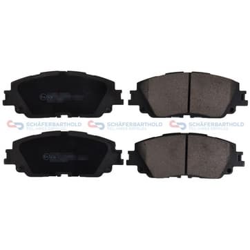 Bromsbeläggssats, Framaxel — Framaxel från Autofrance