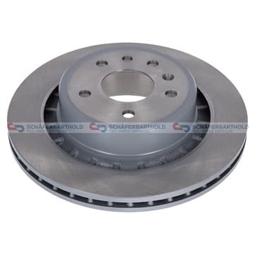 Bromsskiva, Bakaxel — Bakaxel från Autofrance