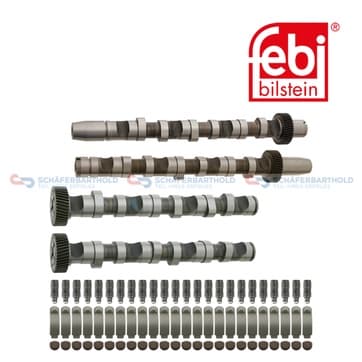 Kamaxelsats, Avgas-/utsläppssidan