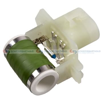 Serieresistor, elmotor (kylarfläkt)