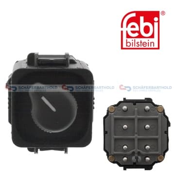 Strömbrytare, ytterbackspegeljustering