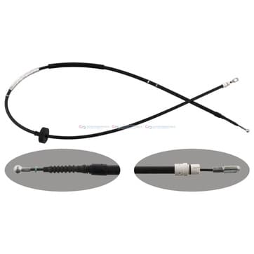 Handbromsvajer, Vänster bak — vänster bak från Autofrance