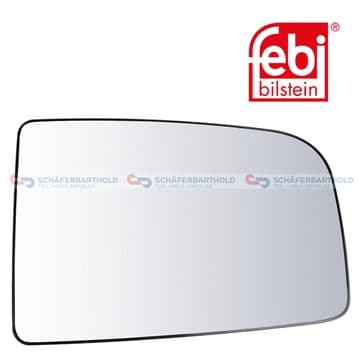 Spegelglas, backspegel, Vänster upptill