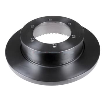 Bromsskiva, Bakaxel — Bakaxel