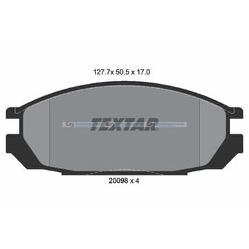 Bromsbeläggssats från Autofrance