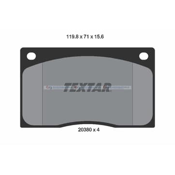 Bromsbeläggssats från Autofrance